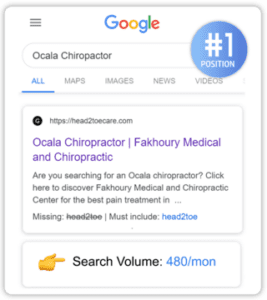 ocala chiropractor rated 1
