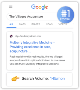 the villages acupuncture rated 1