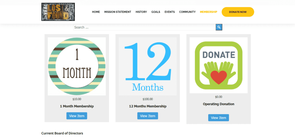 Membership – Lost and Found Club